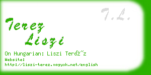 terez liszi business card